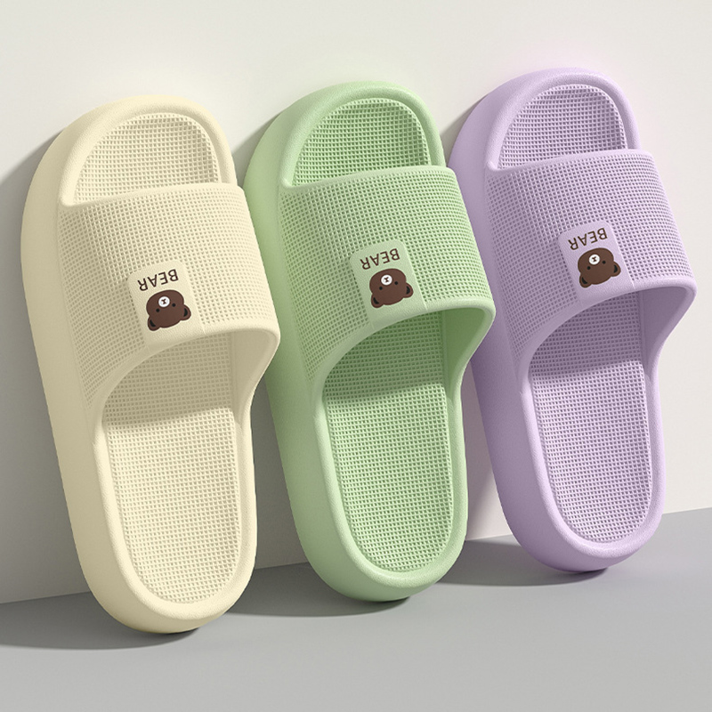 Women'S Shoes Non Slip - Милые тапочки-шлепанцы на толстой платформе с