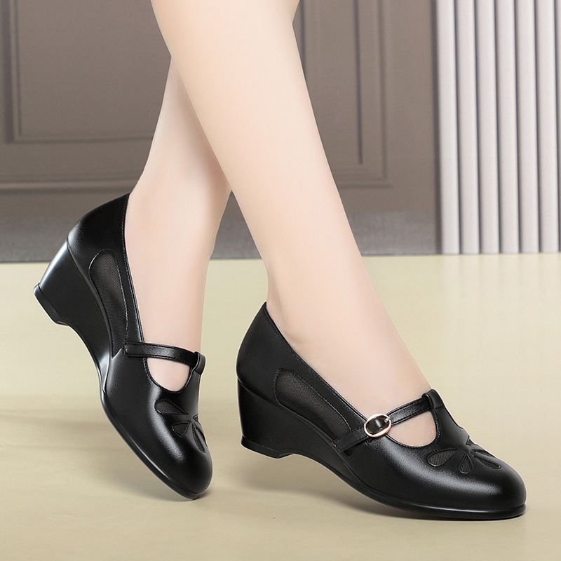 Women'S Shoes Non Slip - Летние женские туфли на танкетке с