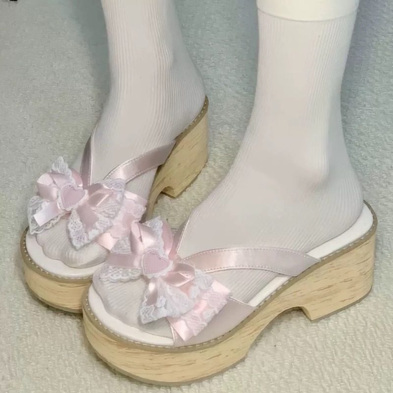 Women Shoes Japan - Женские летние сандалии Sweet Bow на