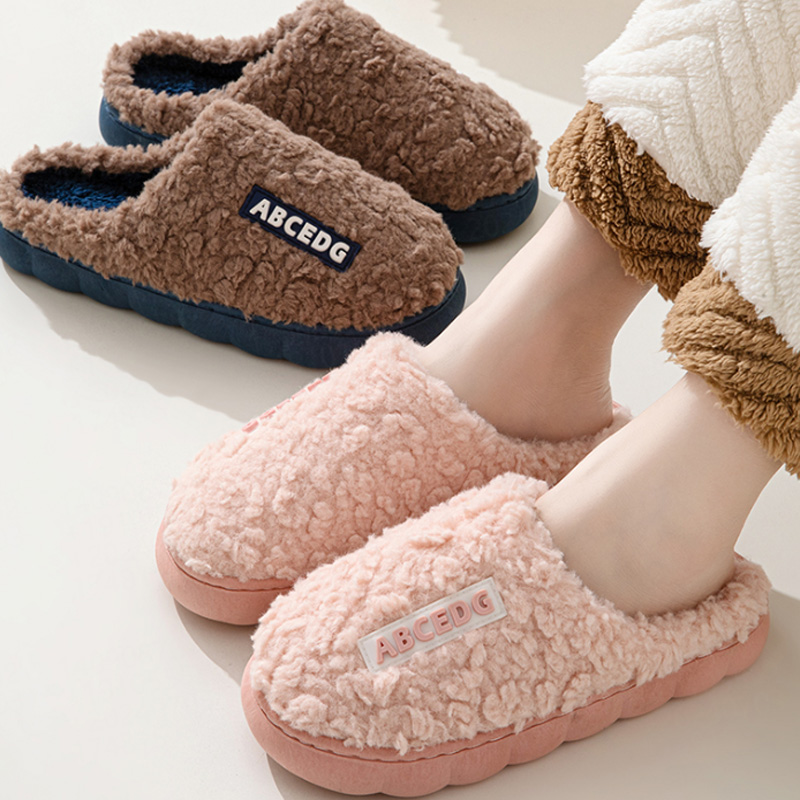Women Shoes Winter - Трендовые зимние домашние нескользящие шлепанцы для