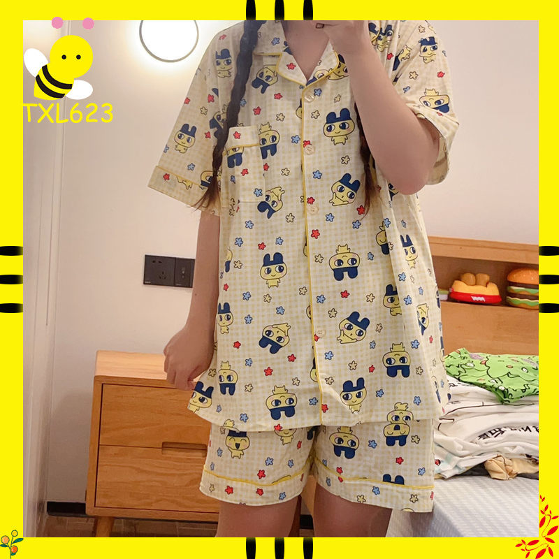 Women Shoes Xxl - Женский летний пижамный комплект Tamagotchi Mameiji