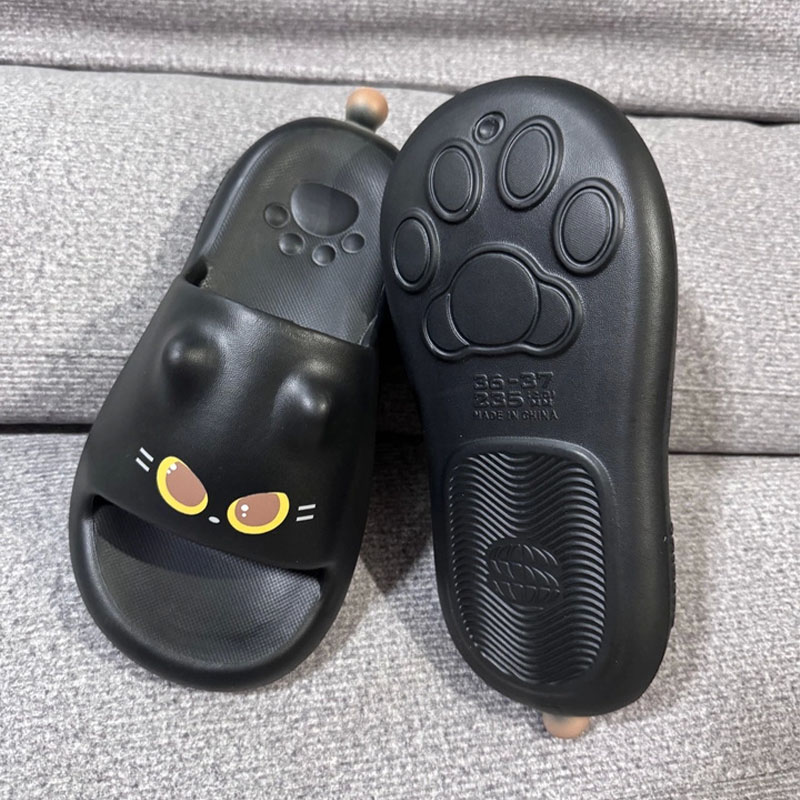 Новые милые 3D-шлепанцы с лапк – обзор и цена Women Shoes Black