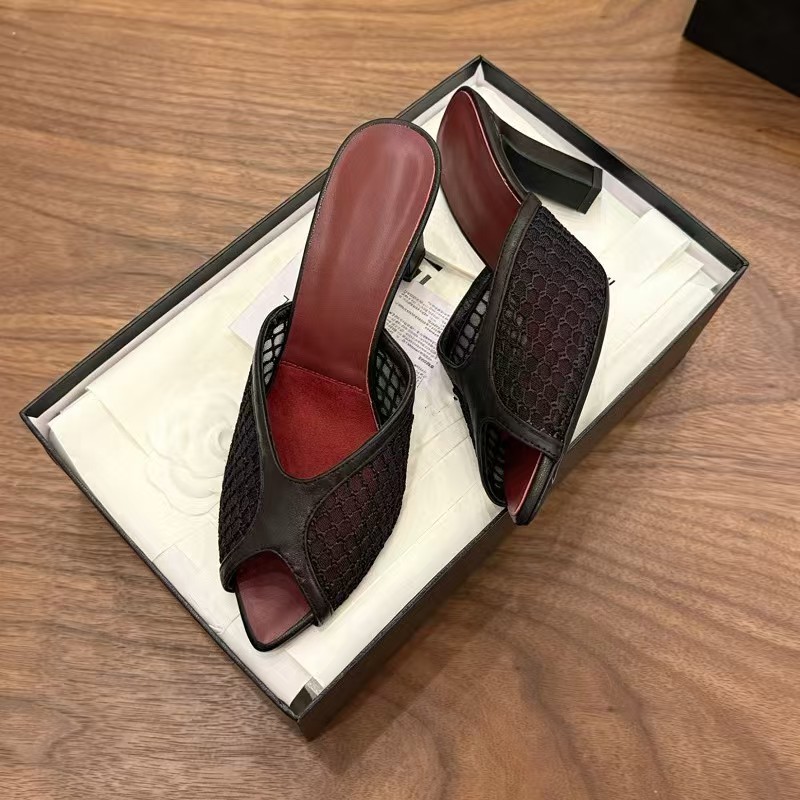 Женские босоножки-мюли из сетк – обзор и цена Women'S Shoes Peep Toe